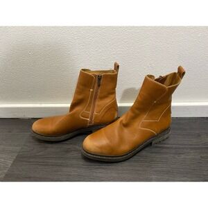 Franco Sarto Santana women's Moro Boots size 10 M Cognac Brown